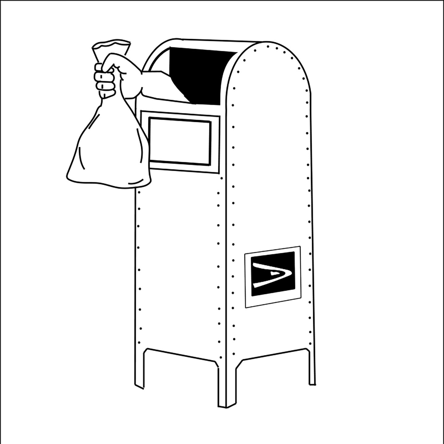 mailbox for blotter 8-26